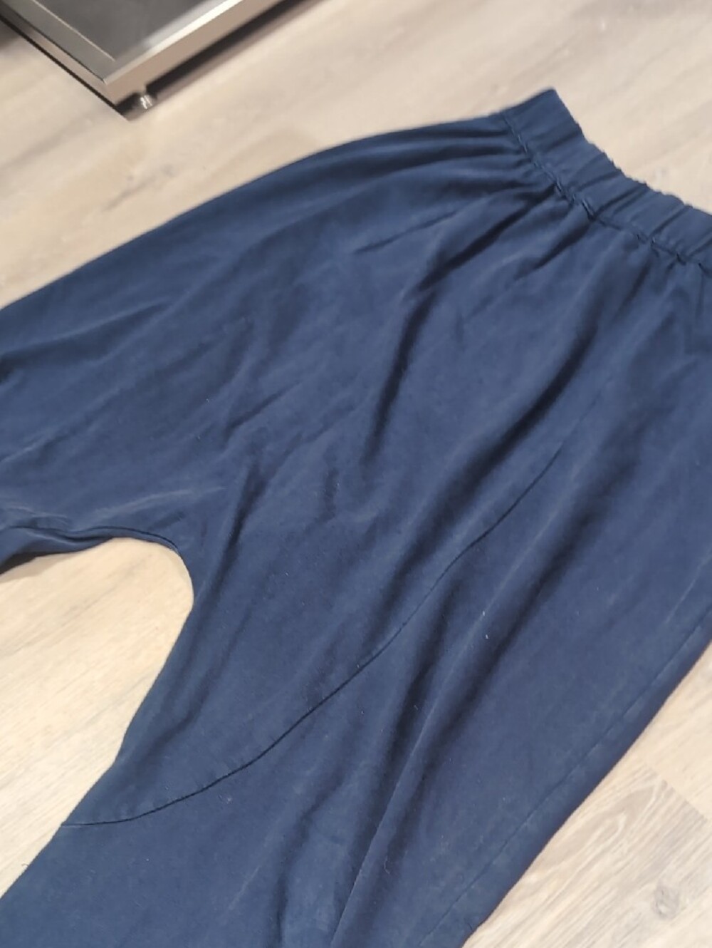 Zara Navy Relaxed Drop Waist Track Pants - Picture 5 of 5